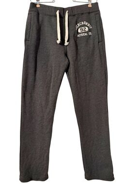 Abercrombie & Fitch Charcoal Gray Men's Sweatpants Sz S Casual Straight Leg